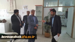 بازدید دکتر آقاخانی مشاور معاون توسعه و مدیریت منابع و جمعی از مسئولین سازمان مرکزی دانشگاه فرهنگیان از پردیسهای استان کرمانشاه