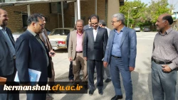 بازدید دکتر آقاخانی مشاور معاون توسعه و مدیریت منابع و جمعی از مسئولین سازمان مرکزی دانشگاه فرهنگیان از پردیسهای استان کرمانشاه