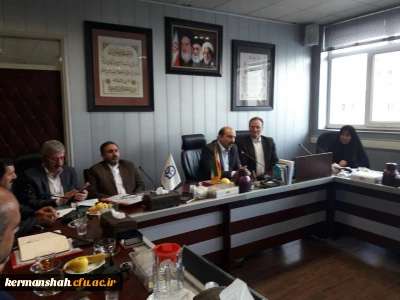 دعوت شورای عمران سازمان مرکزی از جناب آقای دکتر امیری جهت طرح پیشنهادی مدیریت امور پردیس های کرمانشاه