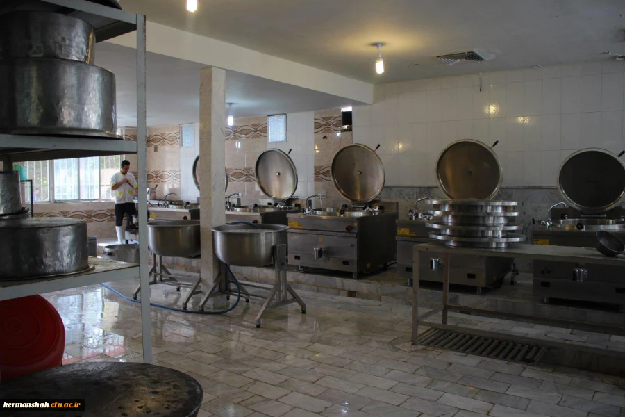 تجهیز و صنعتی کردن آشپزخانه مرکزی دانشگاه فرهنگیان استان کرمانشاه