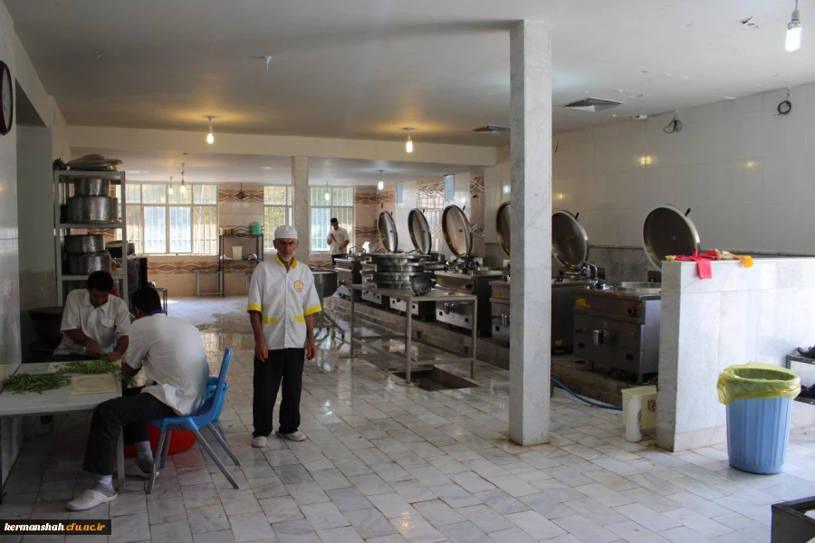 تجهیز و صنعتی کردن آشپزخانه مرکزی دانشگاه فرهنگیان استان کرمانشاه
