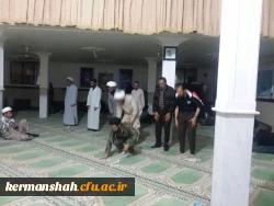 گزارش تصویری از کمک رسانی دانشگاه فرهنگیان به زلزله زدگان 13