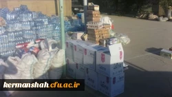 گزارش تصویری از کمک رسانی دانشگاه فرهنگیان به زلزله زدگان 19