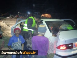 گزارش تصویری از کمک رسانی دانشگاه فرهنگیان به زلزله زدگان 24