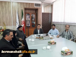 دیدار رئیس و مسئولین مالی مدیریت امور پردیس های استان با مدیر کل دیوان محاسبات استان 2