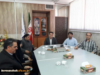دیدار مسئولین دانشگاه فرهنگیان استان با مدیر کل نوسازی مدارس استان