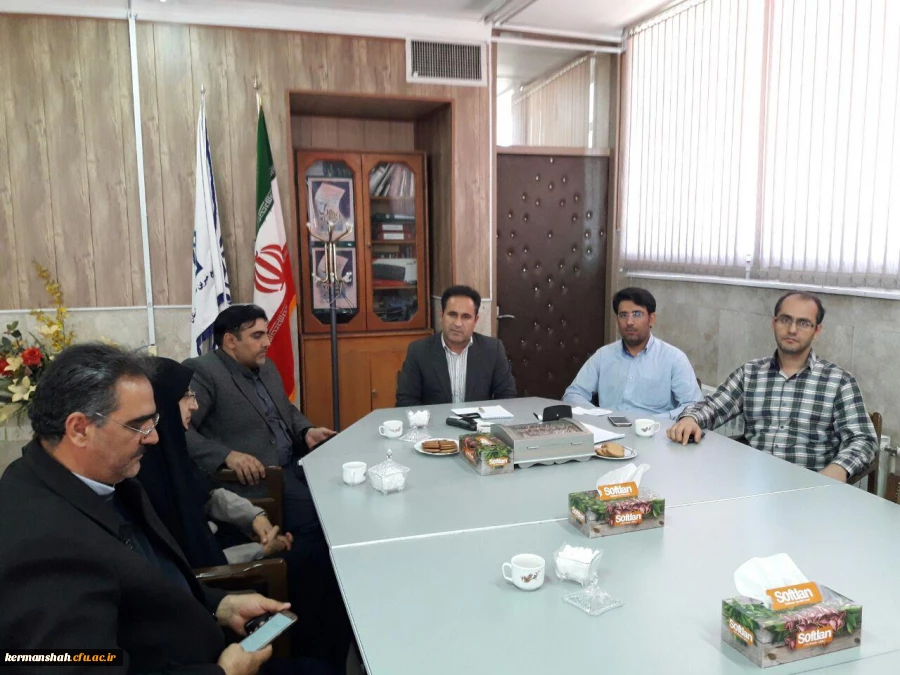 دیدار مسئولین دانشگاه فرهنگیان استان با مدیر کل نوسازی مدارس استان 2