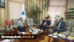 جلسه ی مشترک با رئیس دانشگاه آزاد اسلامی کرمانشاه برگزار شد 2