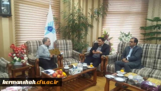 جلسه ی مشترک با رئیس دانشگاه آزاد اسلامی کرمانشاه برگزار شد
