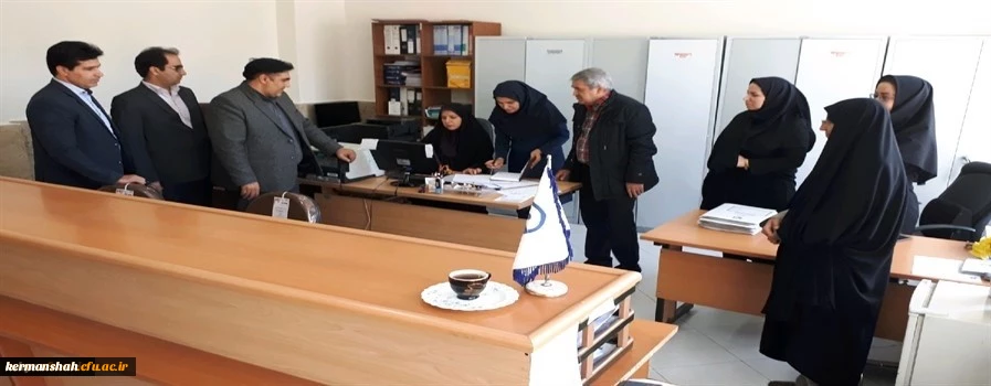 بازدید کارشناسان کیفیت و ارزیابی سازمان مرکزی دانشگاه فرهنگیان از کیفیت امور اجرایی گروه ها و واحد آموزش پردیس شهید صدوقی 2