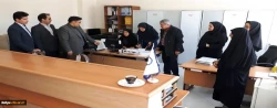 بازدید کارشناسان کیفیت و ارزیابی سازمان مرکزی دانشگاه فرهنگیان از کیفیت امور اجرایی گروه ها و واحد آموزش پردیس شهید صدوقی 2