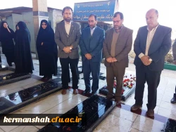 حضور کارکنان دانشگاه فرهنگیان در مراسم غبارروبی مزار شهدا  + تصاویر 2