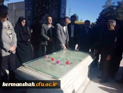 حضور کارکنان دانشگاه فرهنگیان در مراسم غبارروبی مزار شهدا  + تصاویر 7