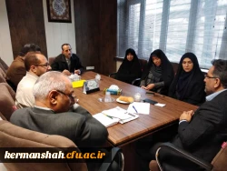 حضور معاونت محترم اداره کل برنامه ریزی خدمات و رفاه دانشجویی در استان 6