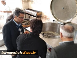 حضور معاونت محترم اداره کل برنامه ریزی خدمات و رفاه دانشجویی در استان 12