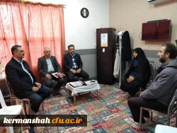 حضور معاونت محترم اداره کل برنامه ریزی خدمات و رفاه دانشجویی در استان 13