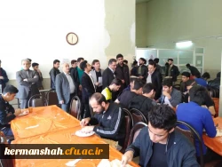 حضور معاونت محترم اداره کل برنامه ریزی خدمات و رفاه دانشجویی در استان 15