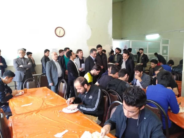 حضور معاونت محترم اداره کل برنامه ریزی خدمات و رفاه دانشجویی در استان 15