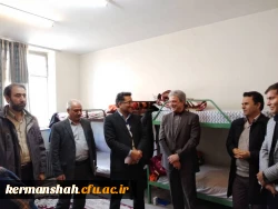 حضور معاونت محترم اداره کل برنامه ریزی خدمات و رفاه دانشجویی در استان 17