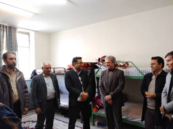 حضور معاونت محترم اداره کل برنامه ریزی خدمات و رفاه دانشجویی در استان 17