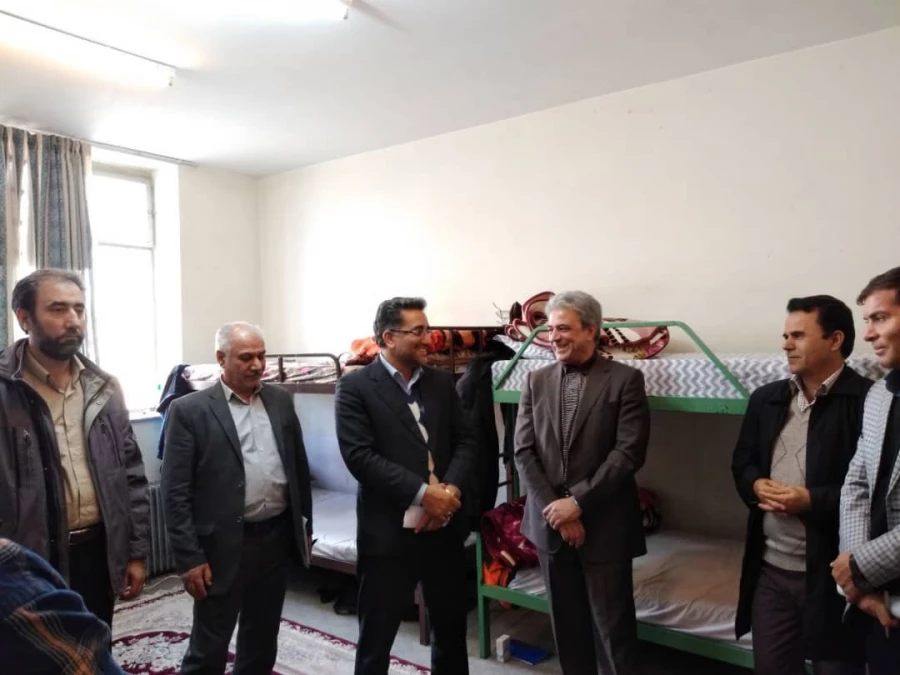 حضور معاونت محترم اداره کل برنامه ریزی خدمات و رفاه دانشجویی در استان 17