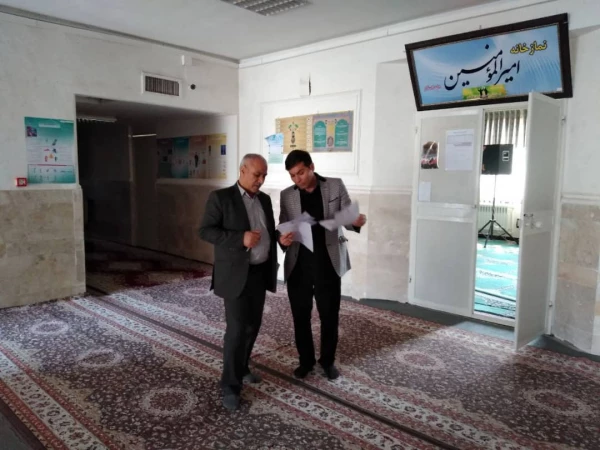 حضور معاونت محترم اداره کل برنامه ریزی خدمات و رفاه دانشجویی در استان 20