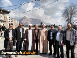 حضور معاونت محترم اداره کل برنامه ریزی خدمات و رفاه دانشجویی در استان 22