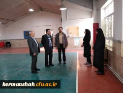 حضور معاونت محترم اداره کل برنامه ریزی خدمات و رفاه دانشجویی در استان 23