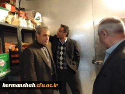 حضور معاونت محترم اداره کل برنامه ریزی خدمات و رفاه دانشجویی در استان 24