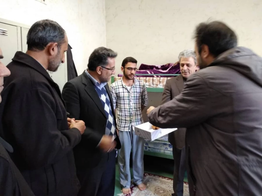 حضور معاونت محترم اداره کل برنامه ریزی خدمات و رفاه دانشجویی در استان 25