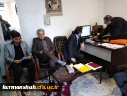 حضور معاونت محترم اداره کل برنامه ریزی خدمات و رفاه دانشجویی در استان 27