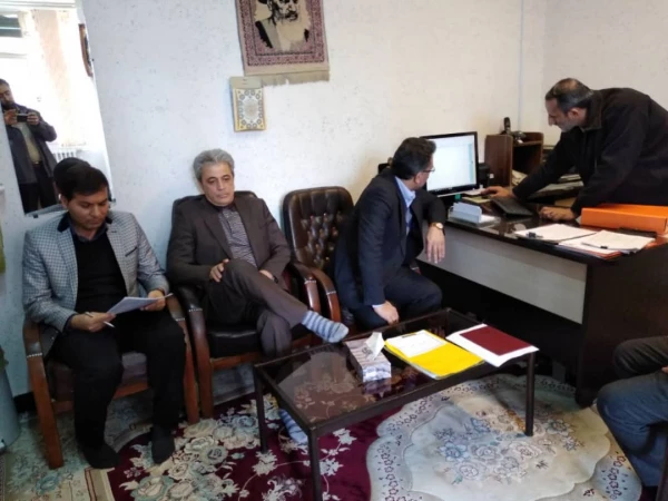 حضور معاونت محترم اداره کل برنامه ریزی خدمات و رفاه دانشجویی در استان 27