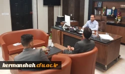 دیدار مسئولین انجمن اسلامی دانشجویان دانشگاه فرهنگیان با مدیر امور پردیس های استان کرمانشاه  2