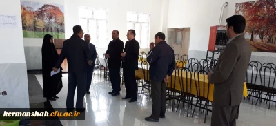 بازدید مشاور معاون توسعه ورئیس اداره امور حقوقی سازمان مرکزی از پردیس های استان کرمانشاه