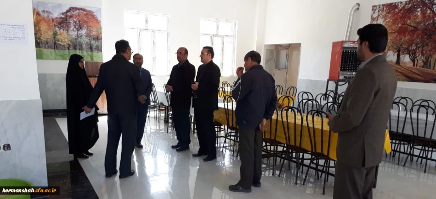 بازدید مشاور معاون توسعه ورئیس اداره امور حقوقی سازمان مرکزی از پردیس های استان کرمانشاه 2