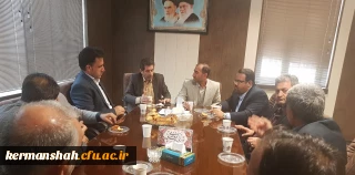 دیدارمدیرکل آموزش وپرورش استان با مدیریت دانشگاه فرهنگیان کرمانشاه