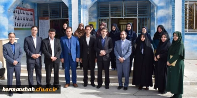 بازدیدمدیریت امورپردیس های استان ومدیرکل آموزش وپرورش ازدبیرستان شهید چمران ناحیه سه بمناسبت روز کارورزی