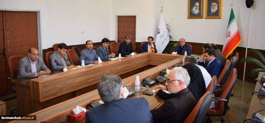 برگزاری دومین جلسه رفع موانع و مشکلات دانشگاه فرهنگیان با استانداری کرمانشاه  2