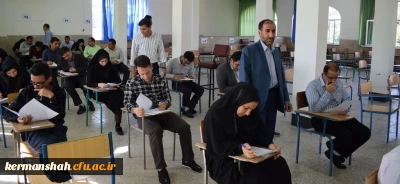 بازدید دکتر محمدی از روند برگزاری امتحانات دانشجویان