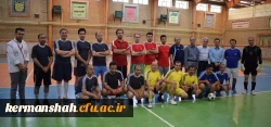 برگزاری مسابقه فوتسال بین اساتید و کارکنان دانشگاه فرهنگیان کرمانشاه 2