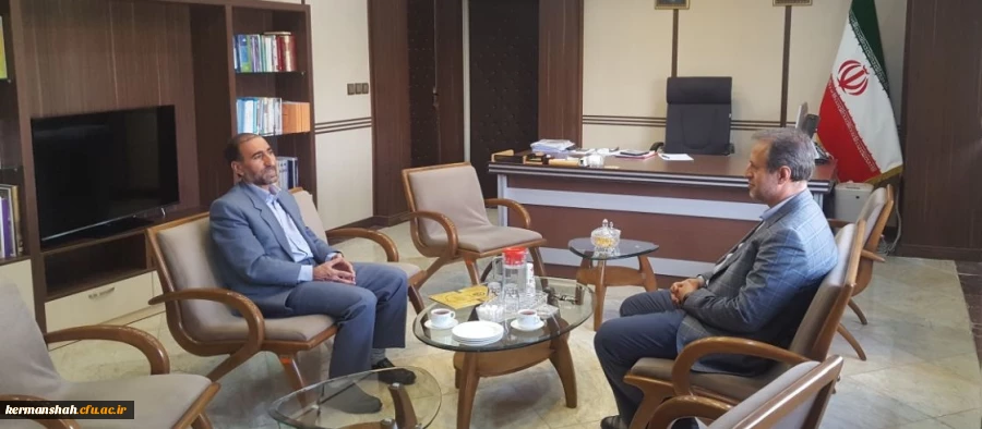 دیدار مدیریت دانشگاه فرهنگیان با رئیس سازمان برنامه و بودجه استان کرمانشاه  2
