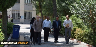 بازدید مدیرکل نوسازی و رئیس مجمع خیرین مدرسه ساز استان کرمانشاه از پردیس شهید صدوقی