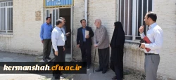 بازدید مدیرکل نوسازی استان کرمانشاه و رئیس مجمع خیرین مدرسه ساز استان کرمانشاه از پردیس شهید صدوقی 3