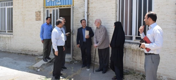 بازدید مدیرکل نوسازی استان کرمانشاه و رئیس مجمع خیرین مدرسه ساز استان کرمانشاه از پردیس شهید صدوقی 3