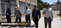 بازدید مدیرکل نوسازی استان کرمانشاه و رئیس مجمع خیرین مدرسه ساز استان کرمانشاه از پردیس شهید صدوقی 5