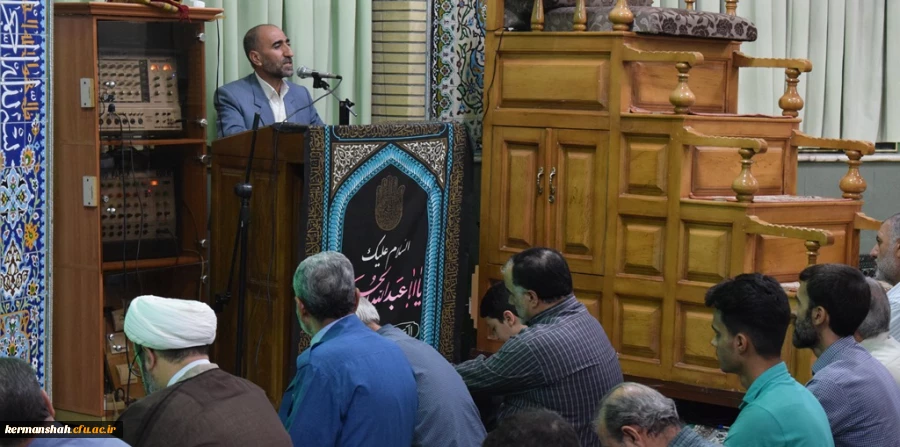 سخنرانی مدیریت امور پردیس های استان کرمانشاه در هفته دولت 2