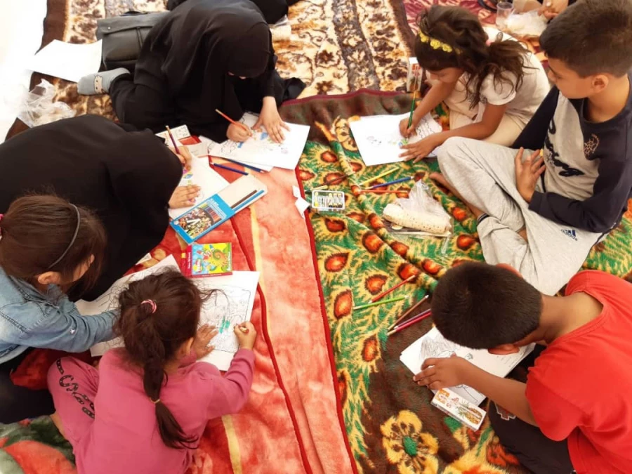 گزارش فعالیتهای موکب دانشجویان دانشگاه فرهنگیان استان کرمانشاه  4