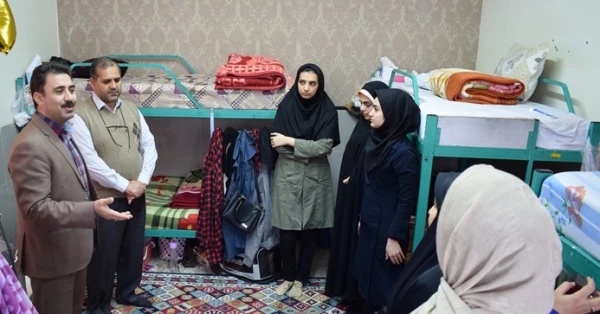 بازدید رییس اداره سراهای معاونت دانشجویی سازمان مرکزی از پردیس شهید صدوقی 3