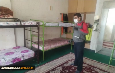 در راستای پیشگیری از شیوع ویروس کرونا انجام شد:

ضدعفونی و گندزدایی پردیس ها و مراکز دانشگاه فرهنگیان استان کرمانشاه