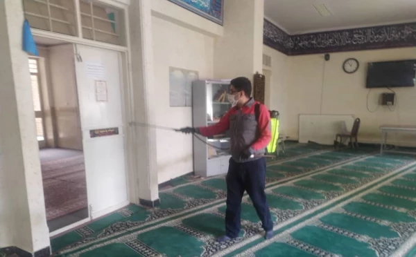 ضدعفونی و گندزدایی پردیس ها و مراکز دانشگاه فرهنگیان استان کرمانشاه 6